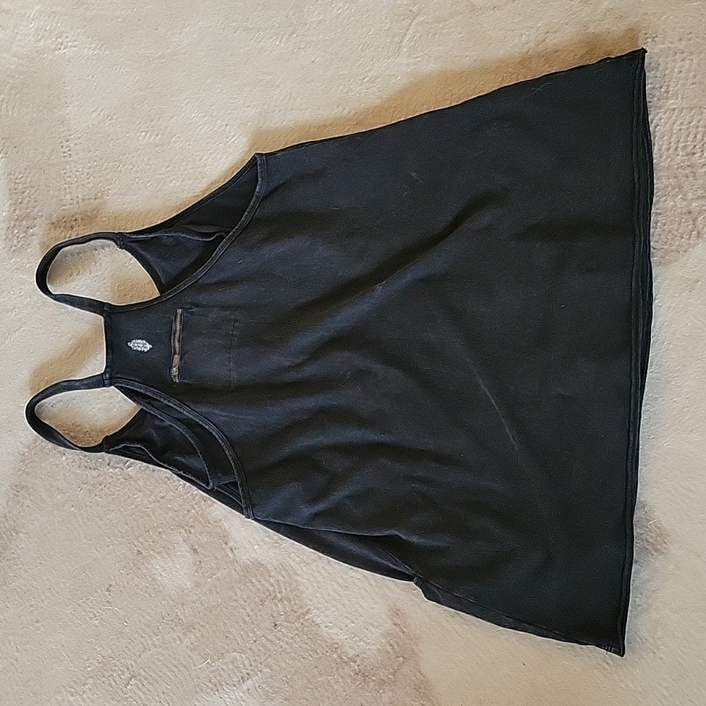 FREE PEOPLE Hot Shot Mini Dress Built In Shorts in Black NEW! - Picture 7 of 7